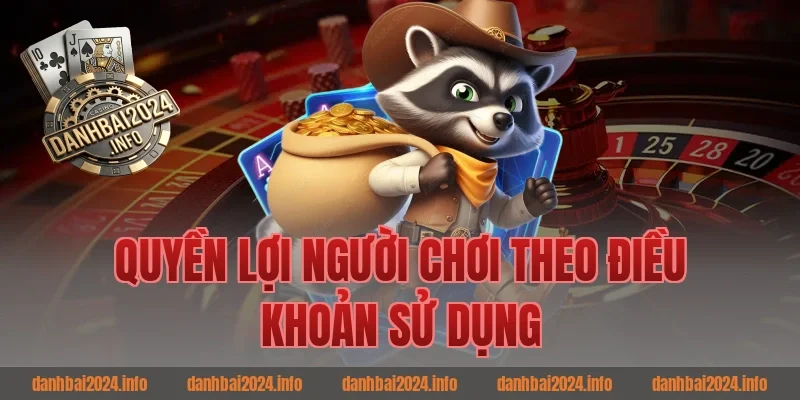 Quyền lợi người chơi theo điều khoản sử dụng